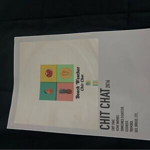 Beach Weather Chit Chat Poster